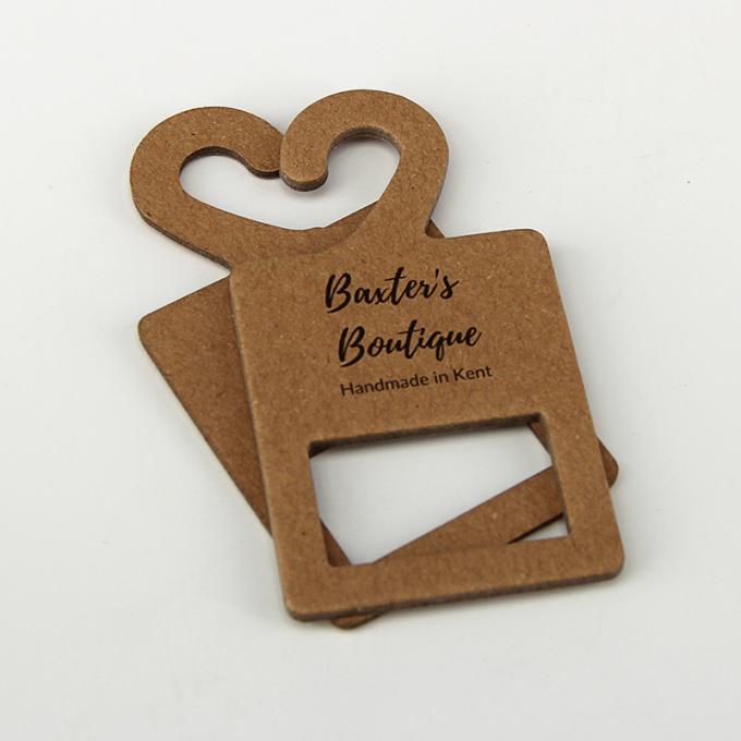 Eco Friendly Small Cardboard Dog Collar Hanger 3mm Thick