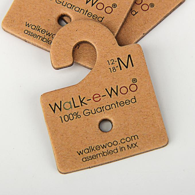 38mmx50mm Personalised Cardboard Hooks To Hang Dog Leashes