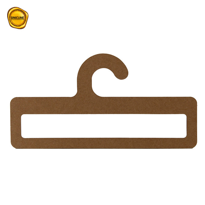 Eco-Friendly Kraft Paper Cardboard Hanger For Scarf