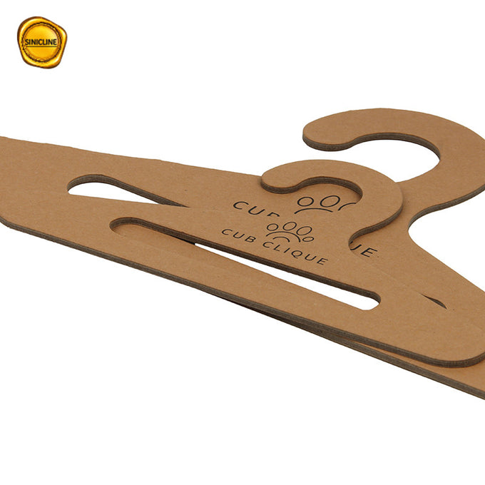 Custom Printing Kraft Paper Cardboard Hangers For Pet Clothing