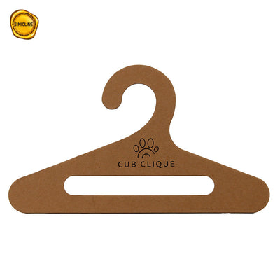 Custom Printing Kraft Paper Cardboard Hangers For Pet Clothing