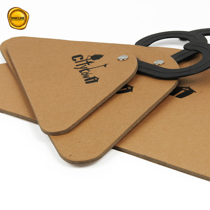 Pet Clothes Kraft Cardboard Hangers with Customized Design and Black Printing