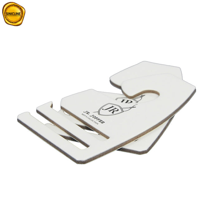 2mm Customized Printing Logo Cardboard Hanger For Tie