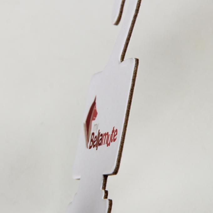 Custom Logo Printing Paper Cardboard Hanger Display Tag For Ties Silk Scarf