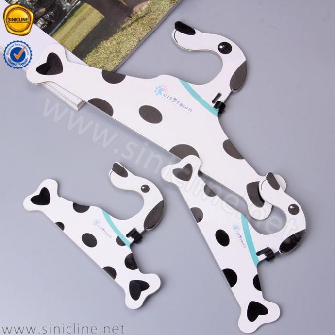 Rigid Board Custom Made Cardboard Hangers For Pet Clothes