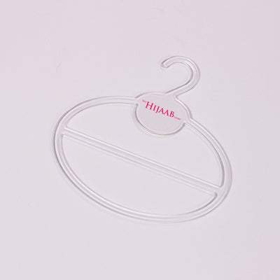 Transparent PE Custom Plastic Hangers Silkscreen Print