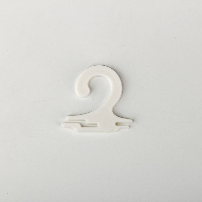 25x25mm PE Socks Header Small Plastic Hooks OEM Logo