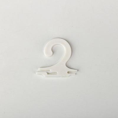 25x25mm PE Socks Header Small Plastic Hooks OEM Logo