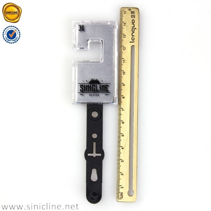 Luxury Transparent Cover Plastic Belt Hangers With Flexible Tail