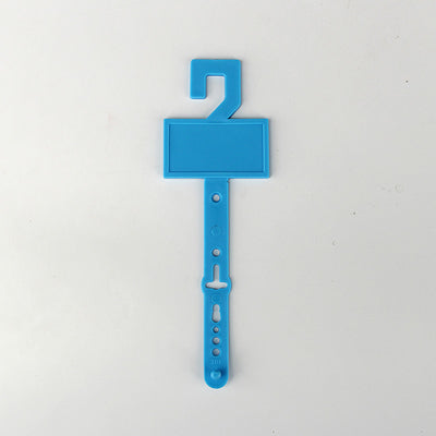 Heavy Duty Fashionable Blue Plastic Belt Hangers For Stores