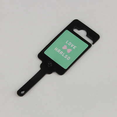 Casual Black Plastic Belt Hangers Custom Printed For Dog Collars