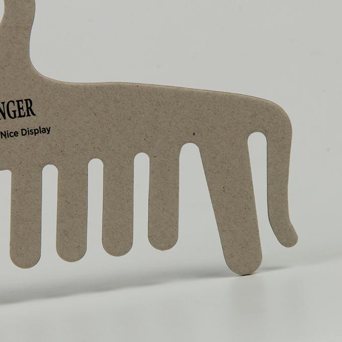 Thick Natural Cardboard Paper Lingerie Hanger Recycled Sustainable Custom Logo