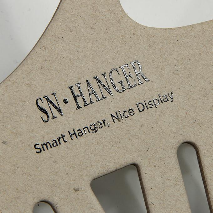 Thick Natural Cardboard Paper Lingerie Hanger Recycled Sustainable Custom Logo