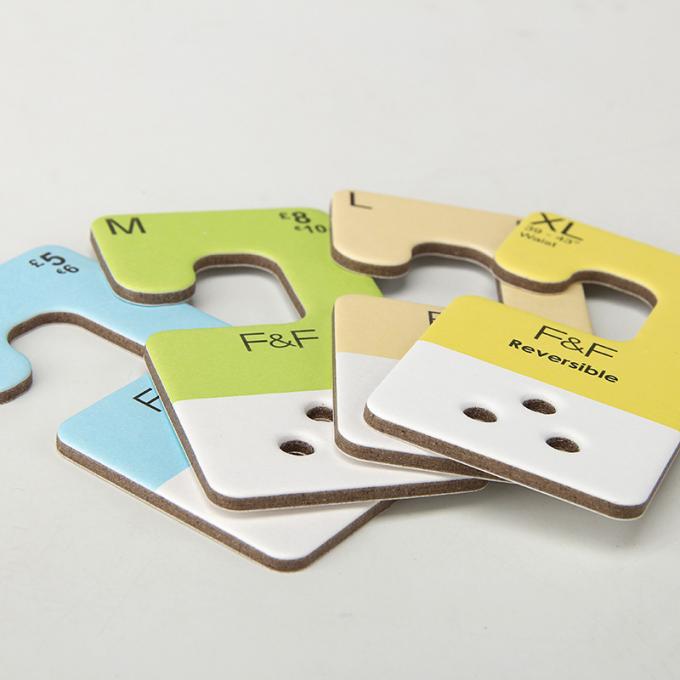 FSC Paper Custom Recycled Paper Belt Hanger for Environmentally-Friendly Packaging
