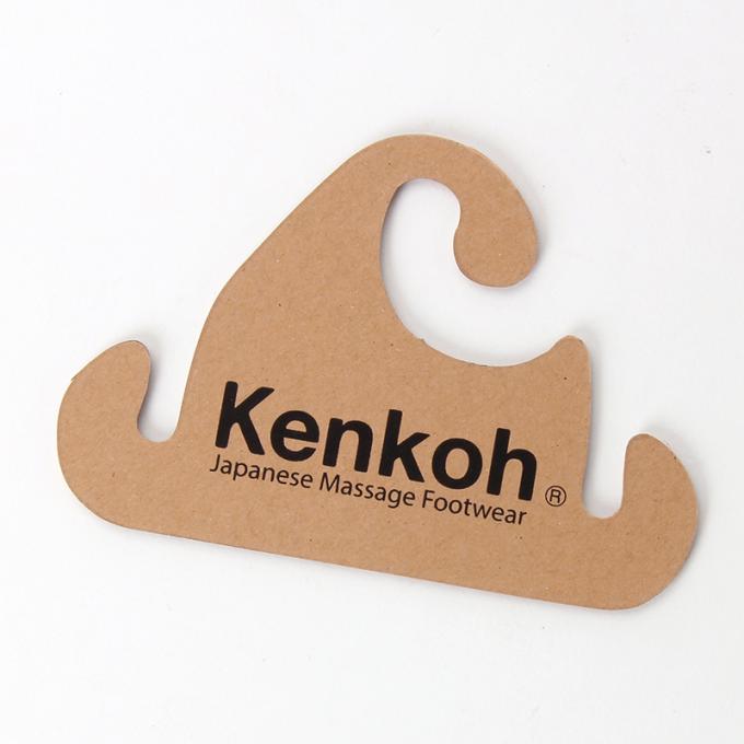2mm Thick Flip Flops Recycled Cardboard Hangers With Kraft Paper