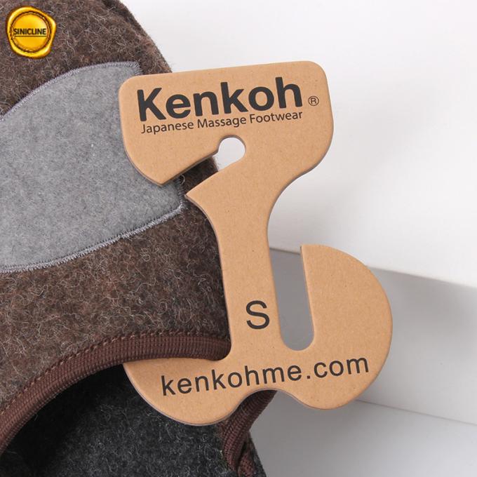 88mm*120mm Eco Friendly Cardboard Hook ODM Recycled Shoe Display Hanger