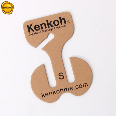 88mm*120mm Eco Friendly Cardboard Hook ODM Recycled Shoe Display Hanger