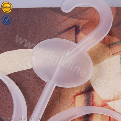 6.7x16.7CM Translucent Slipper Hanger Hooks For Wall