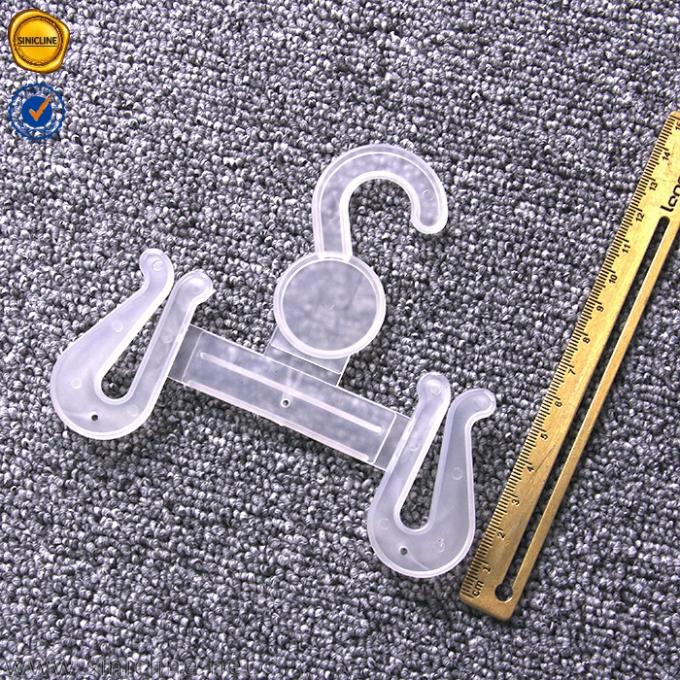 Biodegradable Shop Crystal Plastic Shoe Hanger For Display