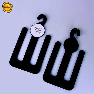 OEM Multifunction Plastic Shoe Hangers Hot Stamping Logo