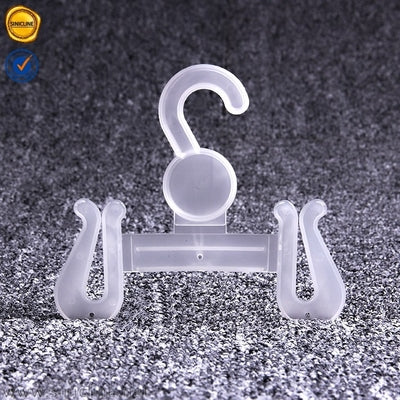 Biodegradable Shop Crystal Plastic Shoe Hanger For Display