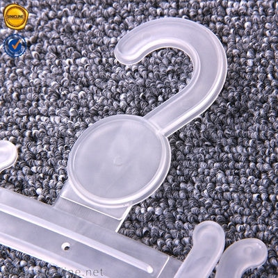 Biodegradable Shop Crystal Plastic Shoe Hanger For Display