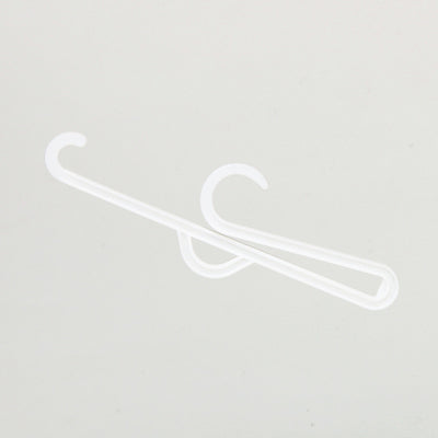 PE Semitransparent Plastic Sock Hangers With Foil Printing Logo