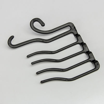 ODM 2.5g Black 5 hands Small Laundry Sock Hanger For Clothes Line