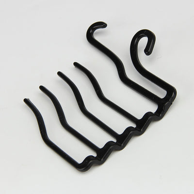 ODM 2.5g Black 5 hands Small Laundry Sock Hanger For Clothes Line