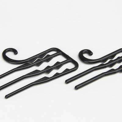 102mmx22mm Custom 3 Legs Black Plastic Clothes Hanger For Socks