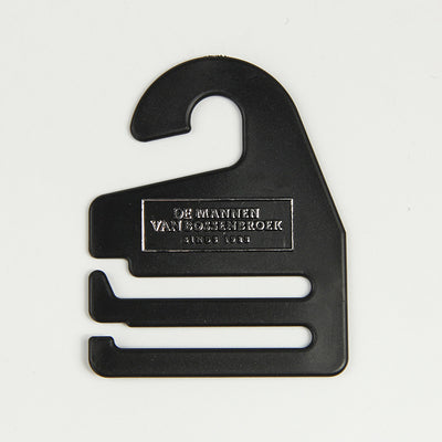 Custom Logo Black PP/PE Plastic Tie Hangers Tag 6*9cm Size