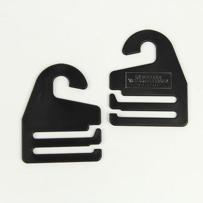 Custom Logo Black PP/PE Plastic Tie Hangers Tag 6*9cm Size