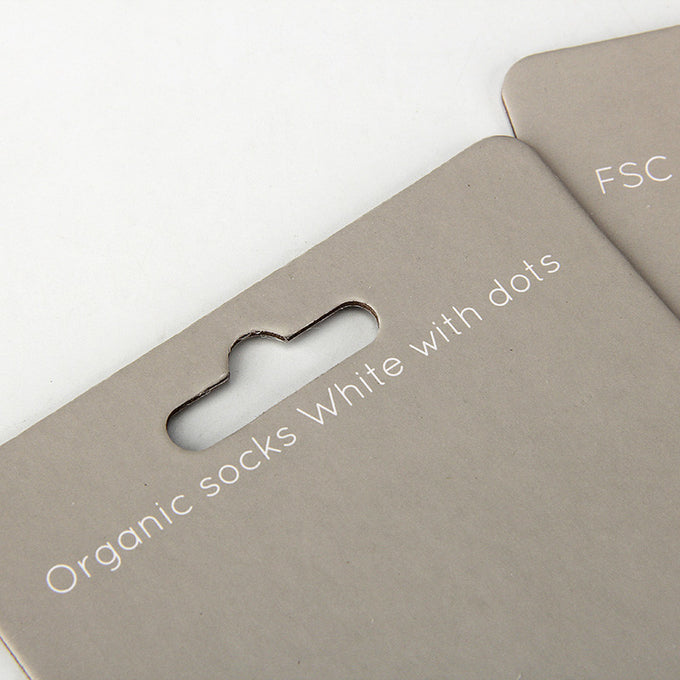 Eco Friendly Elegant Paper Header Cards For Socks