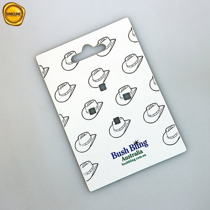 Logo Hot Stamping Paper Header Cards For Hanging Brooch