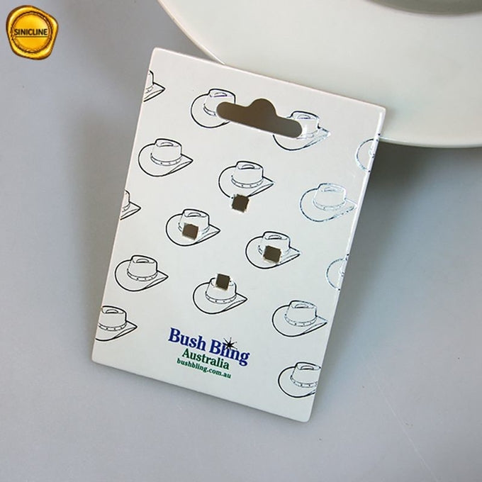 Logo Hot Stamping Paper Header Cards For Hanging Brooch