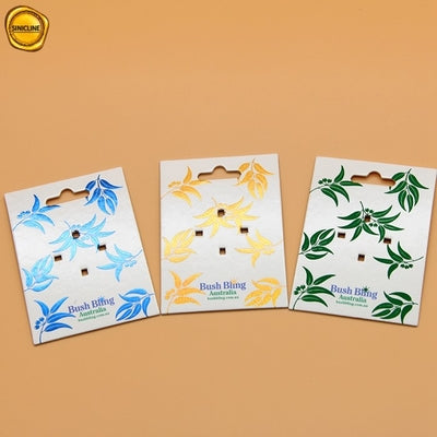 Logo Hot Stamping Paper Header Cards For Hanging Brooch