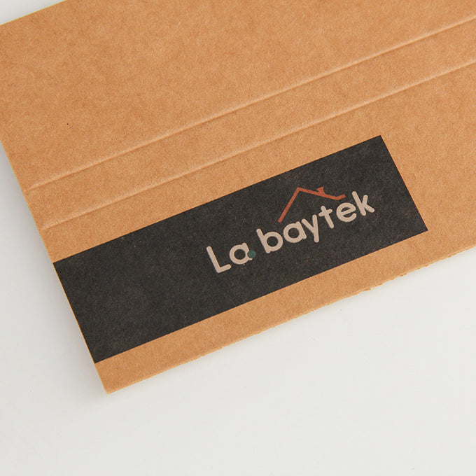 Eco Friendly Custom Printed Natural Brown 400gsm Kraft Paper Hanger Sample Card For Fabric