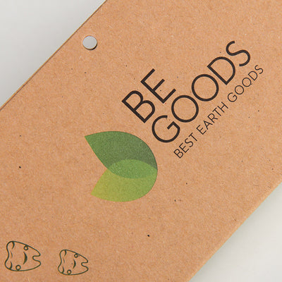 Sustainable Kraft Paper Header Cards Customized Logo Offest Printing