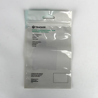 Hot Seal Opening 13*20cm HDPE Polybag Header Card For Raincoat