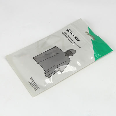 Hot Seal Opening 13*20cm HDPE Polybag Header Card For Raincoat