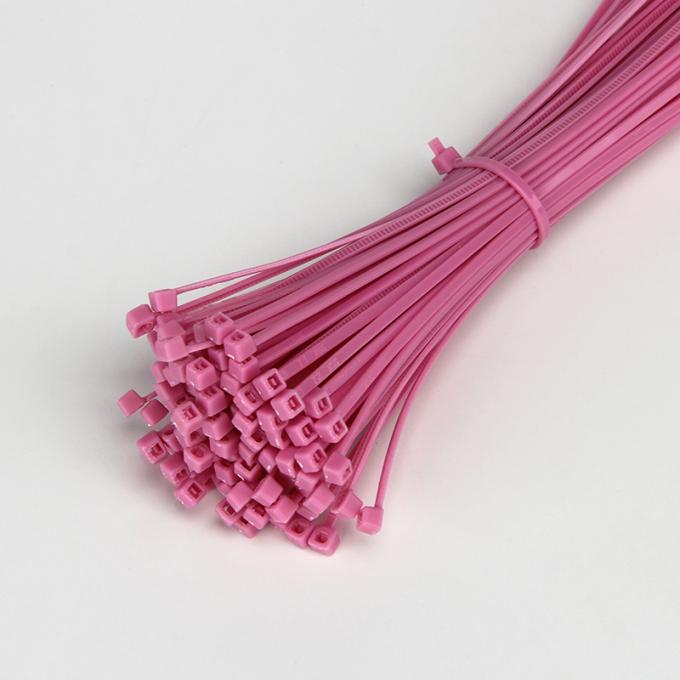 ISO Multi Purpose Pink Nylon Cable Ties 200MM X 2.5 MM
