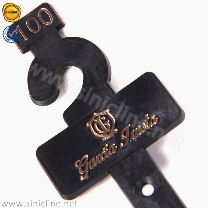 Gold Foil Logo Plastic Belt Hangers