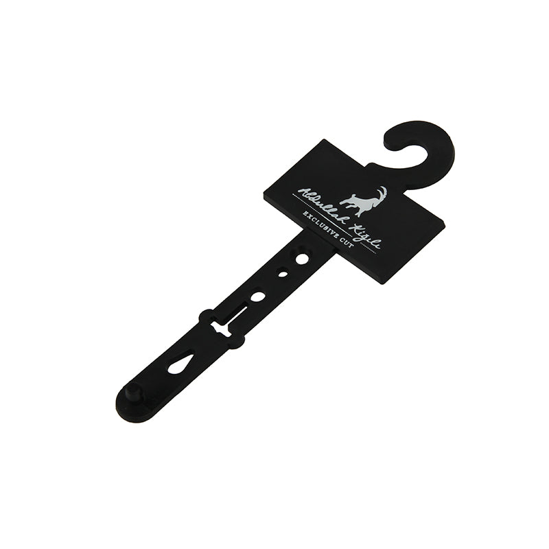 Customized Logo Plastic Belt Hangers For Closet and Retail Display