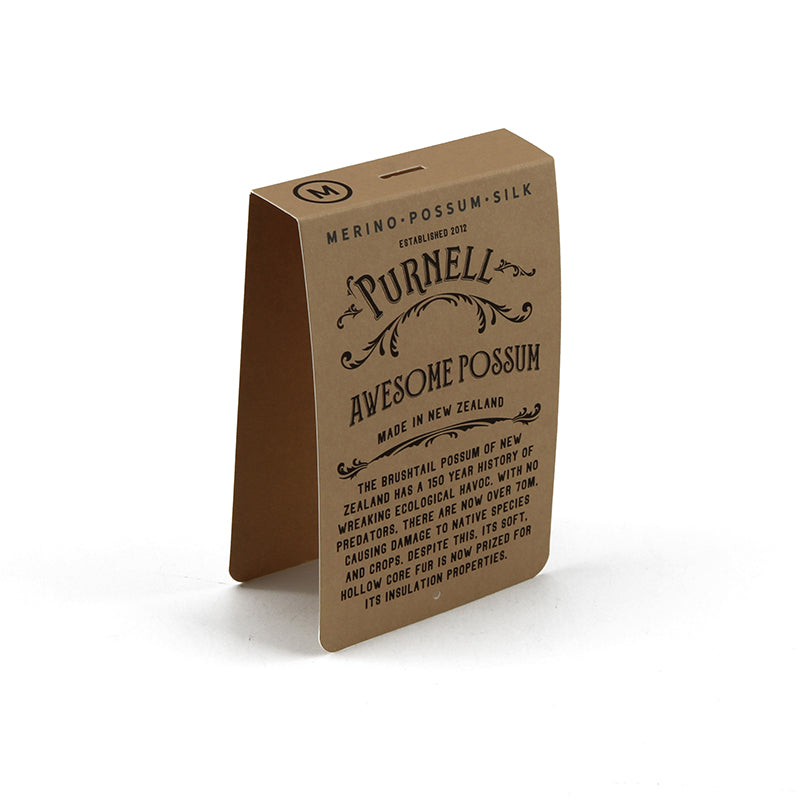 Custom Kraft Paper Glove Hanger Eco Friendly Hanging Card for Retail Packaging